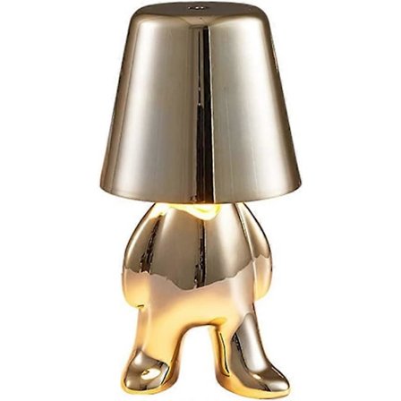 Bordslampa Dimbar LED Touch Kontroll Bordslampa Trådlös USB Uppladdningsbar Sänglampa 3 Dimningsnivåer, Bärbar Skrivbordslampa för Sovrum Restaurang.S