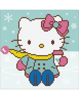 Diamond Painting Hello Kitty im Schnee - Vervaco