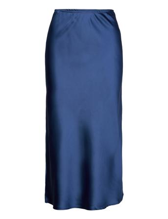 Cc Heart Skyler Sateen Skirt Blue Coster Copenhagen