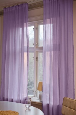 Jotex - Gardin Med Multifunksjonsbånd 2-pakke Lilla - LAYER - Kjøp Multifunksjonsgardiner hos Jotex