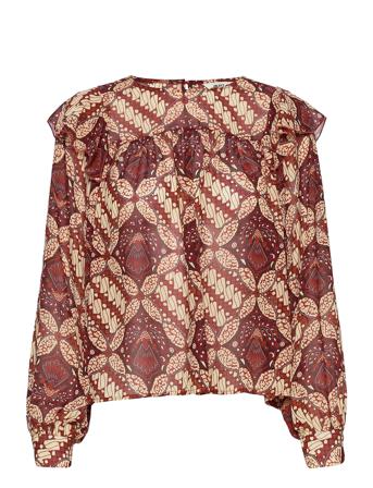 Objgriva L/S Blouse A Ofw Patterned Object