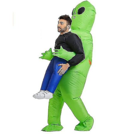 Oppblåsbar Alien-kostyme for Voksen Morsomme Kostymer Cosplay
