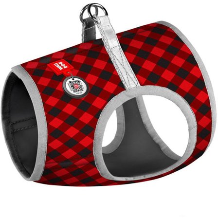 WAUDOG - WAUDOG Clothes Soft - Jacket Hundsele Plaid Red - Hundsele