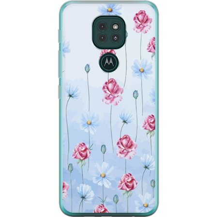 Kompatibelt Mobildeksel til Motorola Moto G9 Play Petal Reverie Sky Blue