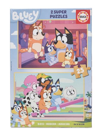 Educa Educa Bluey 2 X 25, Wood - Multi/patterned - ONE SIZE