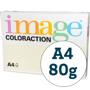 Papir Coloraction Gul A4 80 G