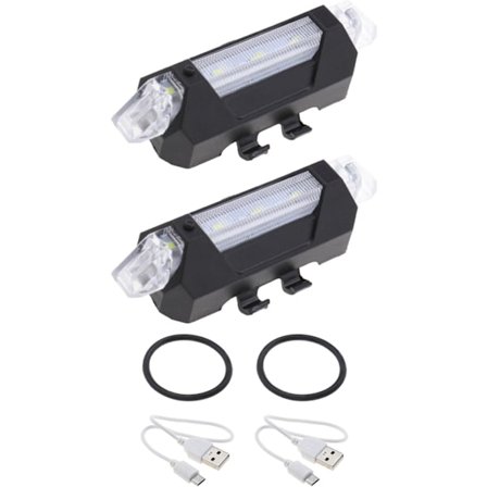 2 stk. LED-advarselsstriber med lampe, kompatibel med Xiaomi