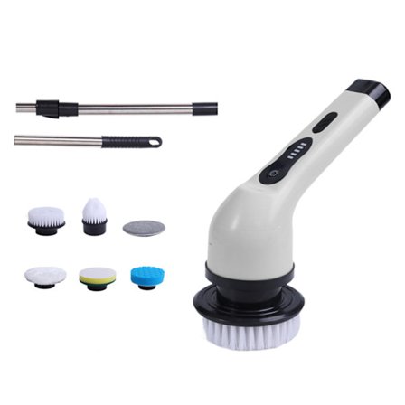 Elektrisk rengöringsborste med 3/6/9 borstar Arbetsbesparande hållbar ren borste för klinkergolv vägg