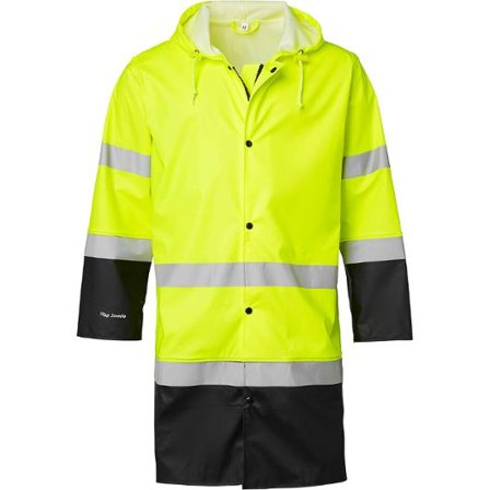 TOP SWEDE Regnrock varsel 181 kl3 M - Lyreco - Arbetskläder - Regnkläder - Varselregnkläder