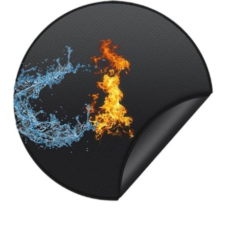 61 cm, brannsikker matte for innendørs bruk, brannsikkert underlag, glødebeskyttelsesmatte for ovner, for å beskytte gulvet mot gnister