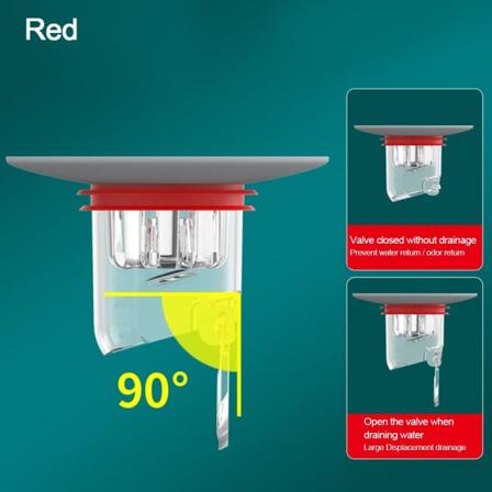 Golvavloppsavlopp COVER red