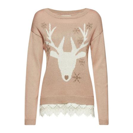Cream, Knitwear Beżowy, Kobieta, Rozmiar: M
