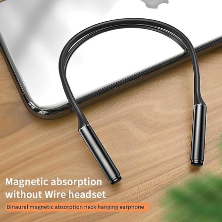 G30, Bluetooth-hörlurar, trådlösa öronsnäckor, nackbandshörlurar, sportöronsnäckor, svettsäkra öronsnäckor, brusreducering, med mikrofon, 