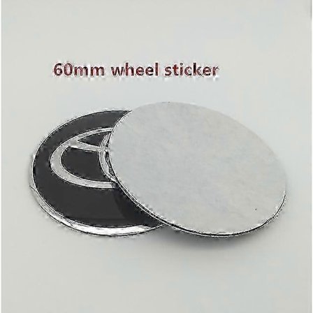 Nya 4 st 56mm 60mm 65mm Kompatibla med toyota Bil Hjulnav Centerkapsel Märke Skydd Emblem Klistermärke Styling Acc-WELLNGS