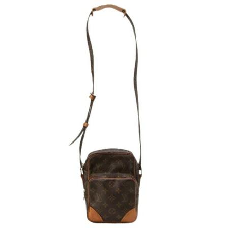 Louis Vuitton Vintage Pre-owned Canvas louis-vuitton-Tass , Bruin , Dames , Maat: ONE Size Vintage Tassen