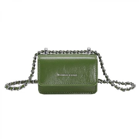 Mini Tote Bag Axelremsväska Kvinna Enkel Axelväska Liten Kvadratisk Damhandväska Ny (grön)