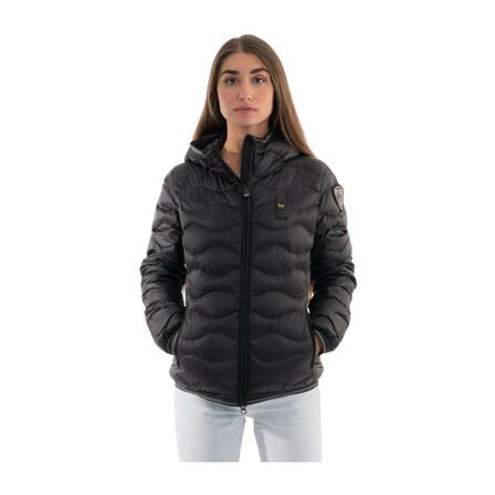 Blauer Winter Jakke Sort, Dame