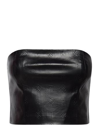 Emili Top Crop Tops Sleeveless Crop Tops Svart ROTATE Birger Christensen
