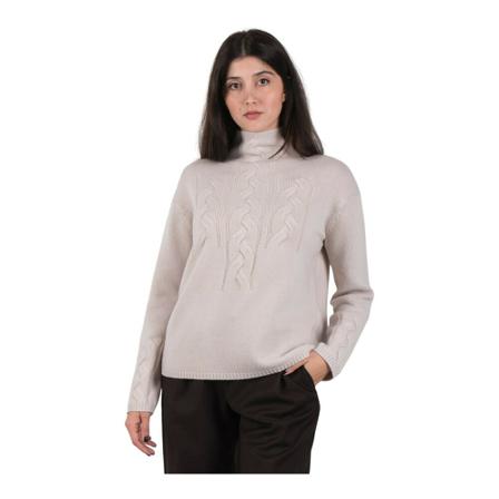 Max Mara Weekend Turtlenecks beige, Dam Polotröjor, Dam, Storlek: S