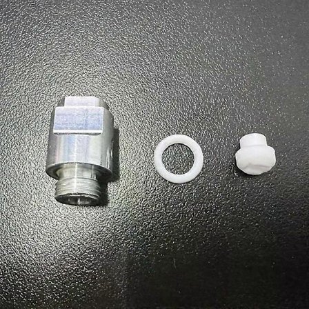 Moka Pot Dubbelventil Kärnset Universal För 2/4 Koppar Dubbelventil Mocka Pot Tillbehör Ventil kärna Tätningsring och Booster Plugg (FMY)