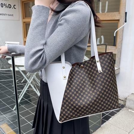 IC Mode Stofftaske Kvinder Håndtasker Shoppingtaske Trend All-Match