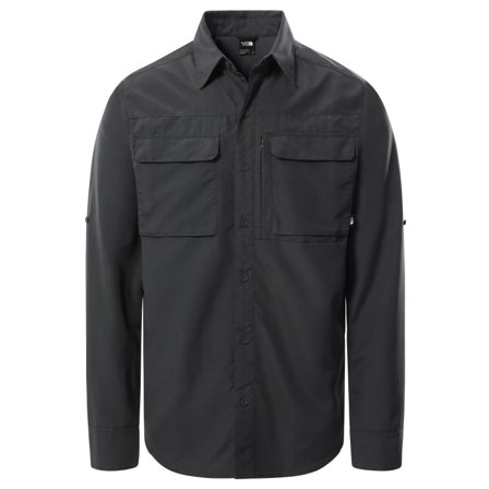 The North Face Men's L/S Sequoia Shirt Men long-sleeved shirts Grey S