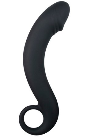 Easytoys Silicone Black Prostate Dildo - Woome.pl