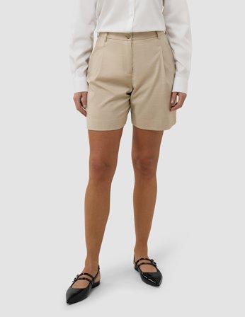 Shaping New Tomorrow - Dame - Skye Shorts - Sandy Beige Melange - 24/