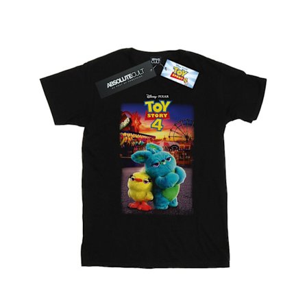 Disney Pojkar Toy Story 4 Ducky Och Bunny Poster T-Shirt 7-8 År