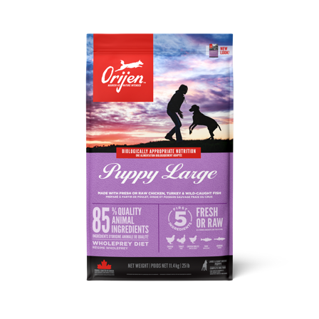 Orijen - Dog Puppy Large Grain Free - Tørrfôr til hund 11,4 kg - Hund - Hundefôr & hundemat - Tørrfôr for hund - ZOO.no