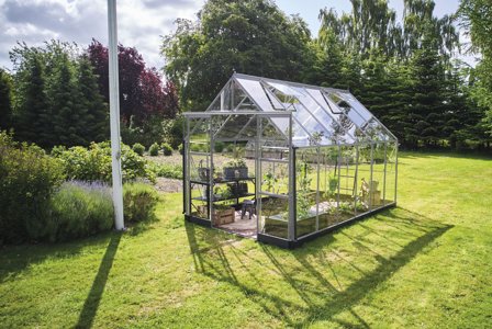 Halls ICON 8 HR01329 Växthus 9,7 m² Aluminium, Växthus & orangerier