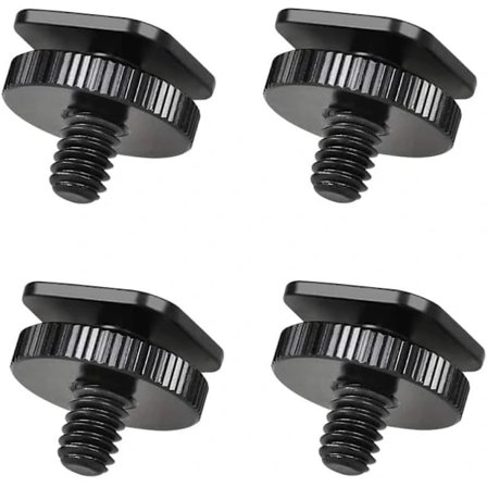 1/4 tommer kameradapter skrue 4-pak blitzsko beslag til DSLR-kamerautstyr_tfrf