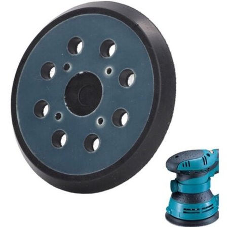 125mm Slipepute Kompatibel med Makita Erstatning BO5010 BO5041 8 Hull Slipeskiver/NC/