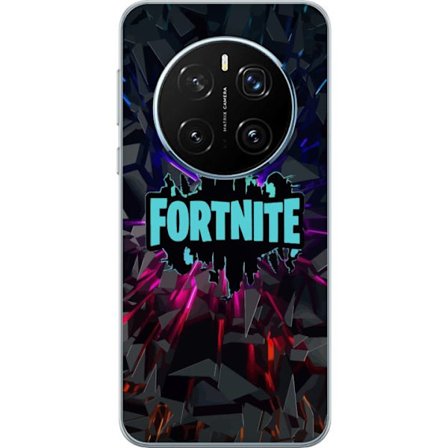 Kompatibel Mobilcover til Honor Honor Magic7 Pro Spilinspireret abstrakt logo design med eksplosive former, neonlys og dynamisk energi til moderne spi