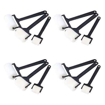 12 stk. Skumfarverullebørster til børn, gør-det-selv-maling, svamp, kunstværktøj, ruller