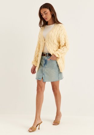 DR. DENIM - Ara Skirt - M08 Drift Pale Used