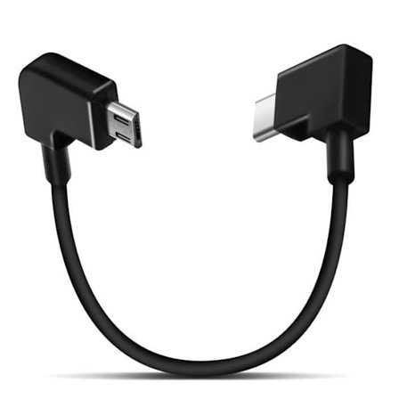 USB kabel - AVIZAR - Adapter - Hurtig opladning - 30cm - Vinkelstik