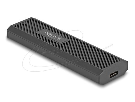 Delock External USB-C Combo Enclosure for M.2 NVMe PCIe or SATA SSD