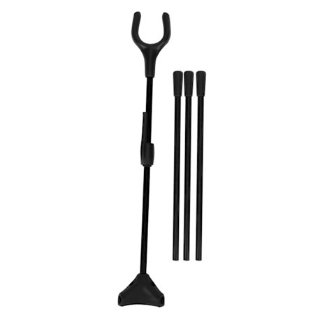 Sammenleggbar Recurve Bues Stativ Holder Bueskyting Rett Bues Stativ for Jakt Utendørs Sport Svart