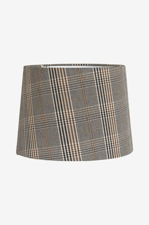 PR Home - Lampskärm Sofia Mönstrad 20 cm - Grå - Lampskärmar - Från Homeroom