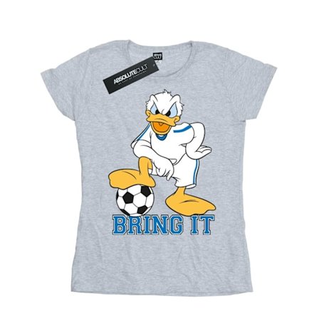 Disney Womens/Ladies Donald Duck Bring It Bomull T-shirt L Spor