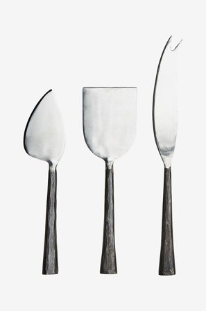 Affari of Sweden - Ostekniv Odin 3-pak - Sølvfarvet - Bestik - Fra Homeroom