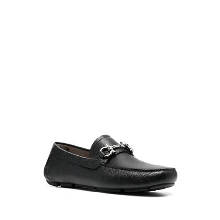 Salvatore Ferragamo, Loafers Zwart, Heren, Maat:42 EU