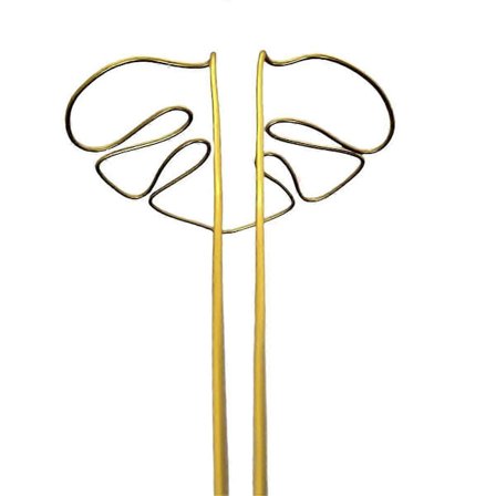 Monstera-formet Plantestøtte Genanvendelig Robust Legeringsplante Stilkstøtte Holder Plantefastholdelsesstøtte