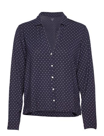 Adult Truesleep Button-Front Top In Modal Blue GAP