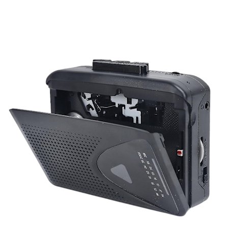 Walkman Kassettbandspelare Bärbar Högtalare Flera Strömkällor AM/FM-radio