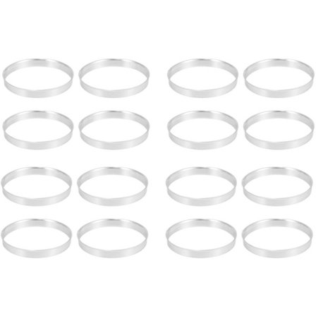 16 x Universal Aluminium Navring Hjuldistanser 74.1mm O/D 72.6mm I
