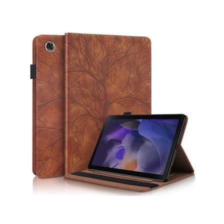 Samsung Galaxy Tab A9 Plus 11 2023 Fodral Korthållare Sziqiqi Brun