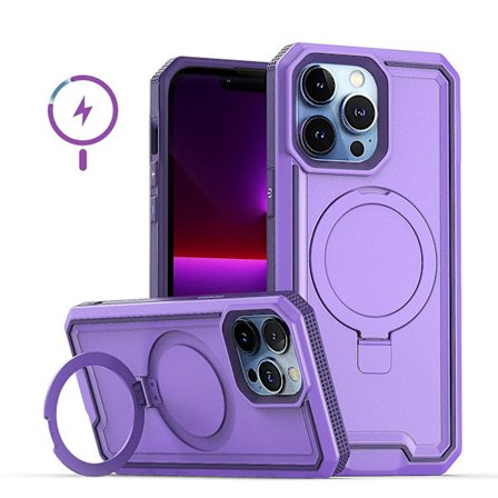 Magsafe Heavy Duty Drop Protection Fodral För Iphone 15 Pro Max 15 Ultra Med Stativ