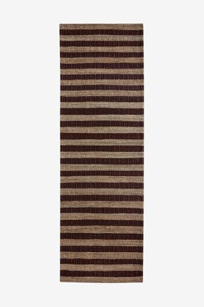 House Doctor - Matto, Hdblock, 90x300 cm. - Ruskea - Juutti- & sisalmatot - - Homeroom